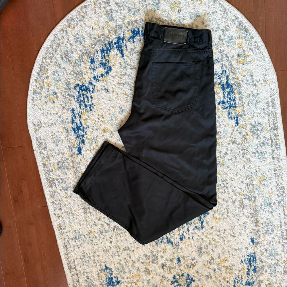 Tommy Hilfiger Men’s Black Straight Leg Pants